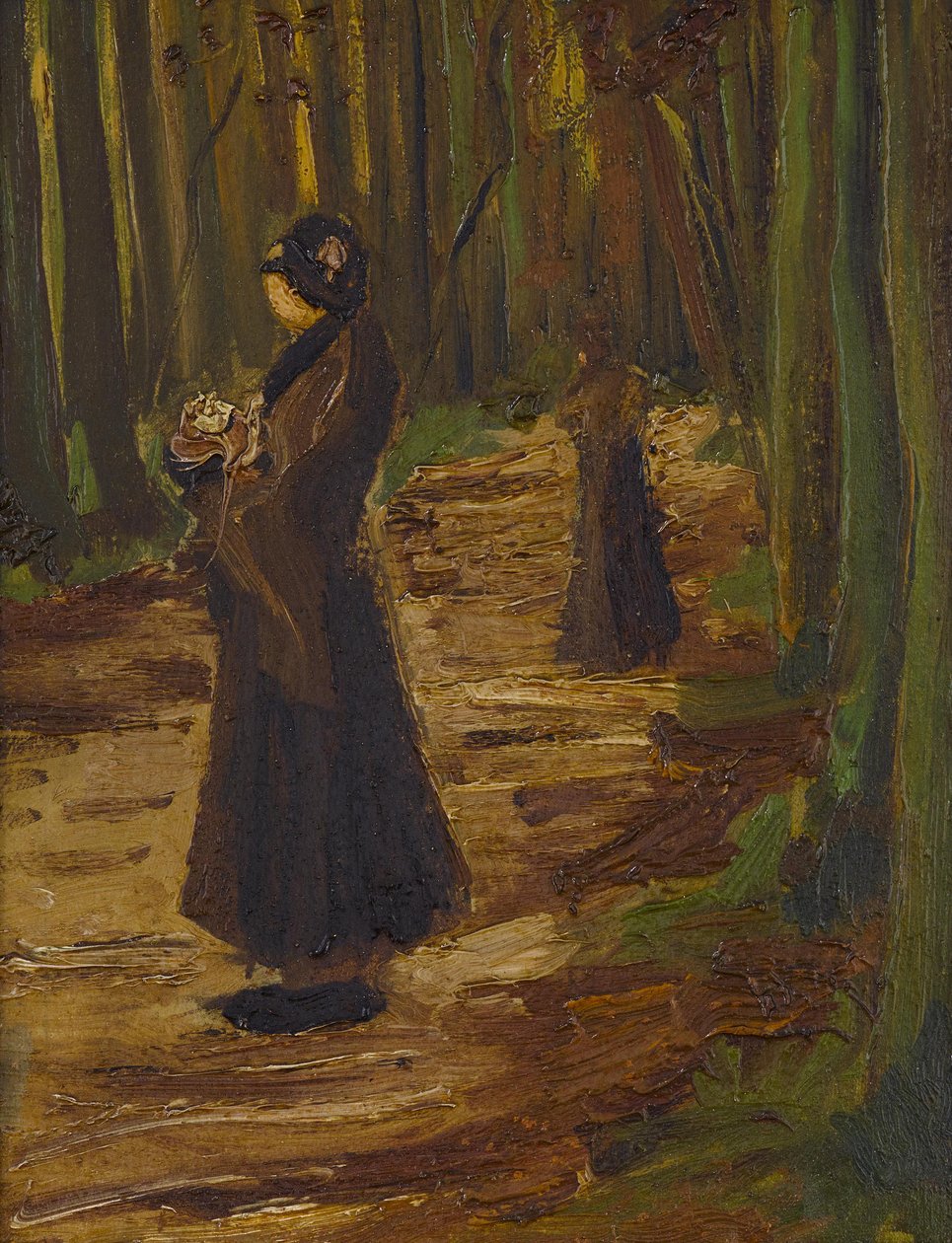 Bir Ormanda İki Kadın by Vincent van Gogh