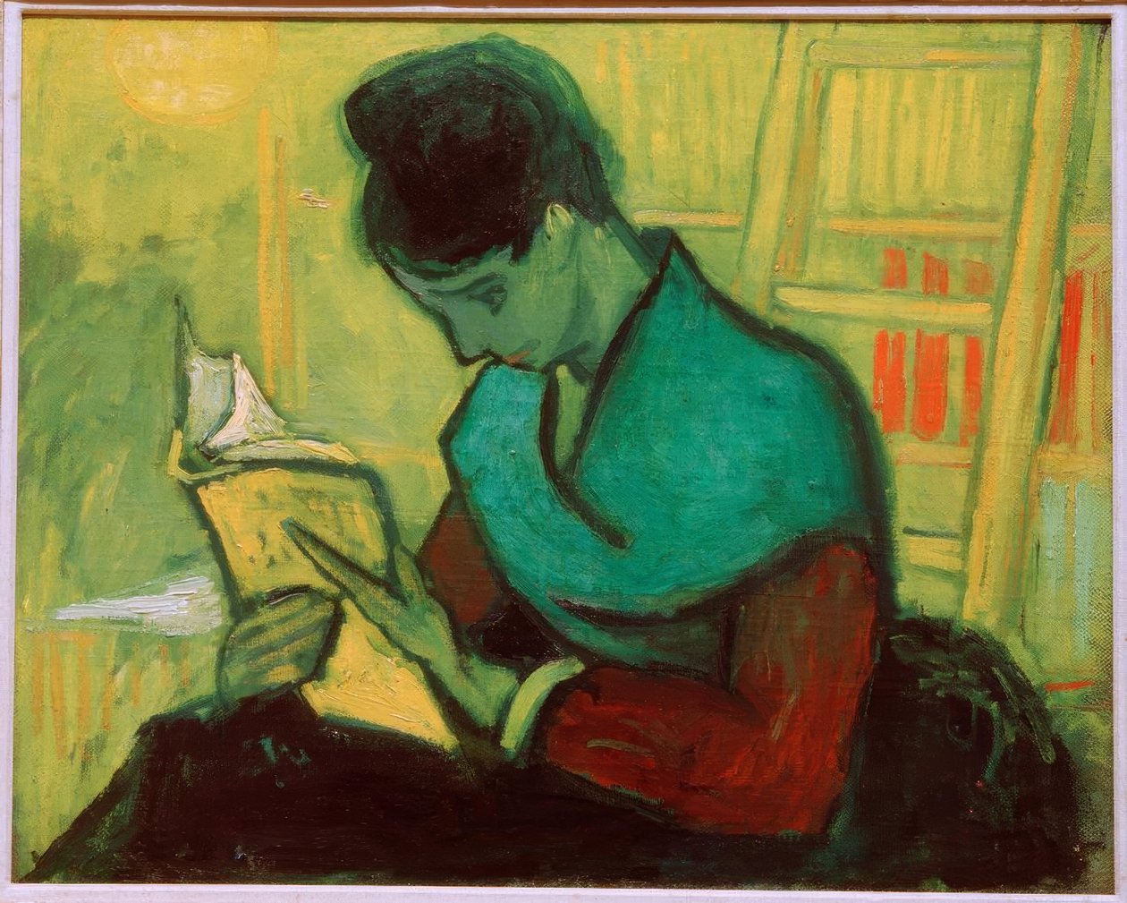 Bir roman okuyucusu by Vincent van Gogh