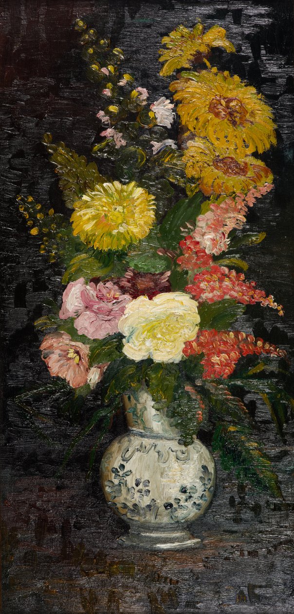 Çiçek Vazosu, 1886 by Vincent van Gogh