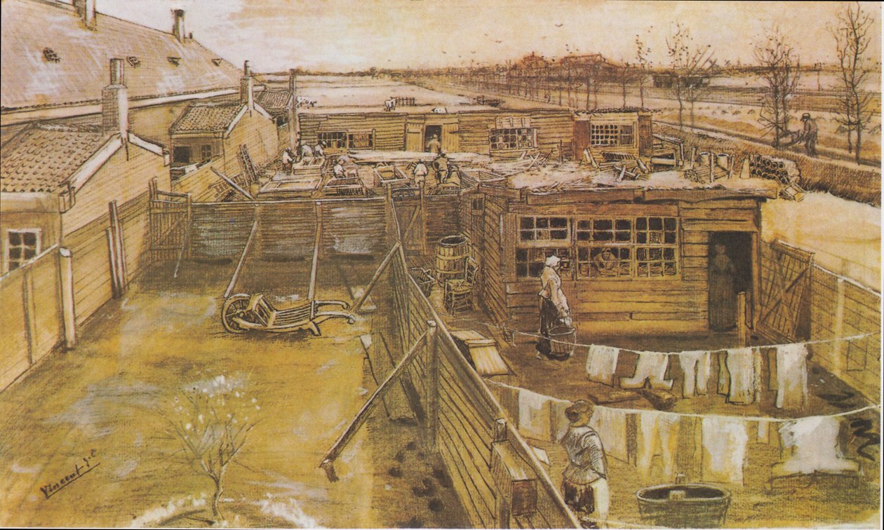 marangoz atölyesi by Vincent van Gogh