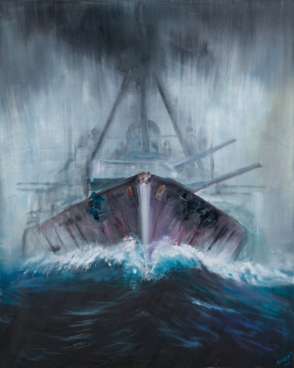 Battlecruiser Derfflinger 1918, 2016, by Vincent Alexander Booth