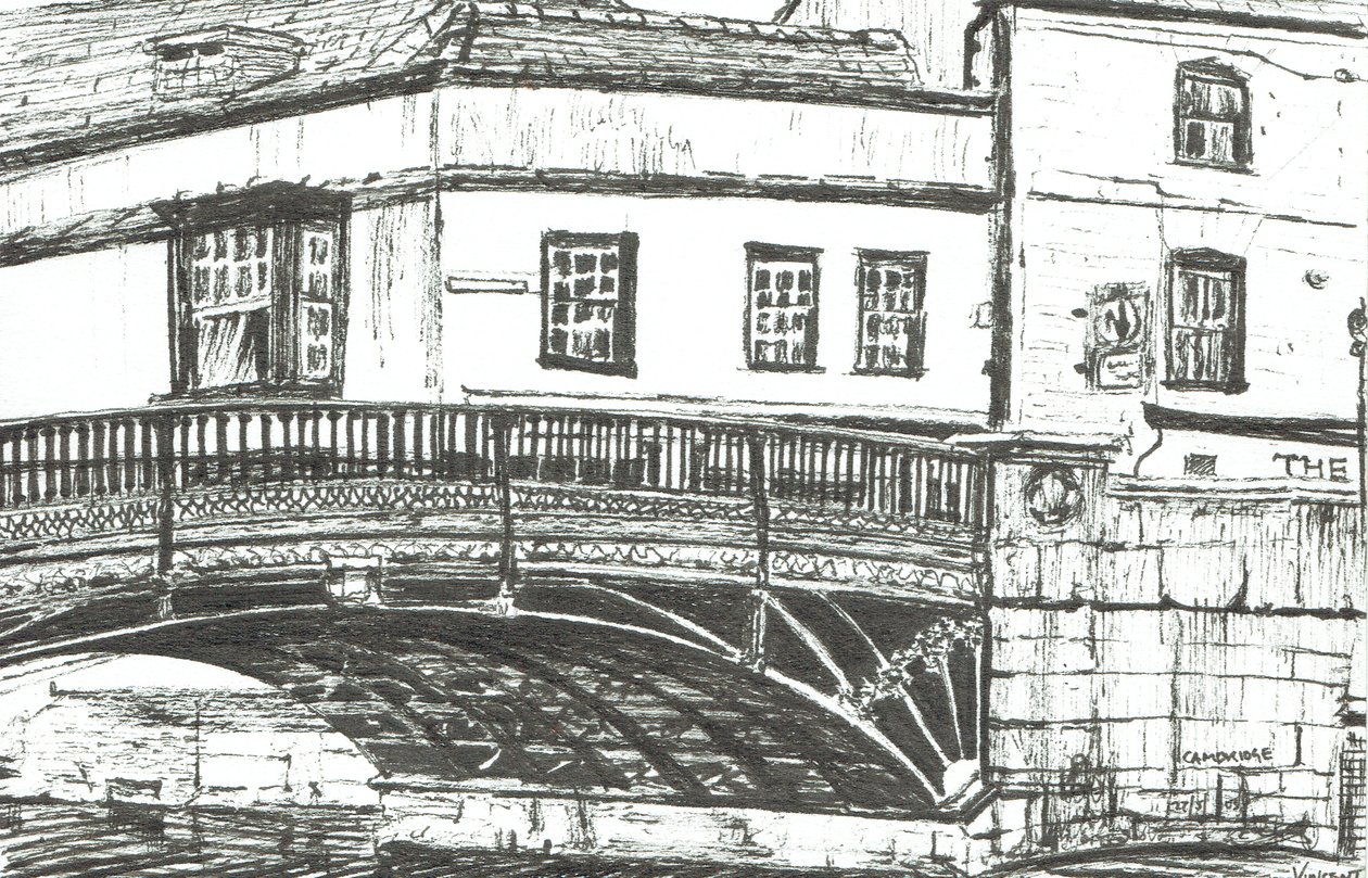 Cambridge, 2008, (Kağıt üzerine mürekkep) by Vincent Alexander Booth