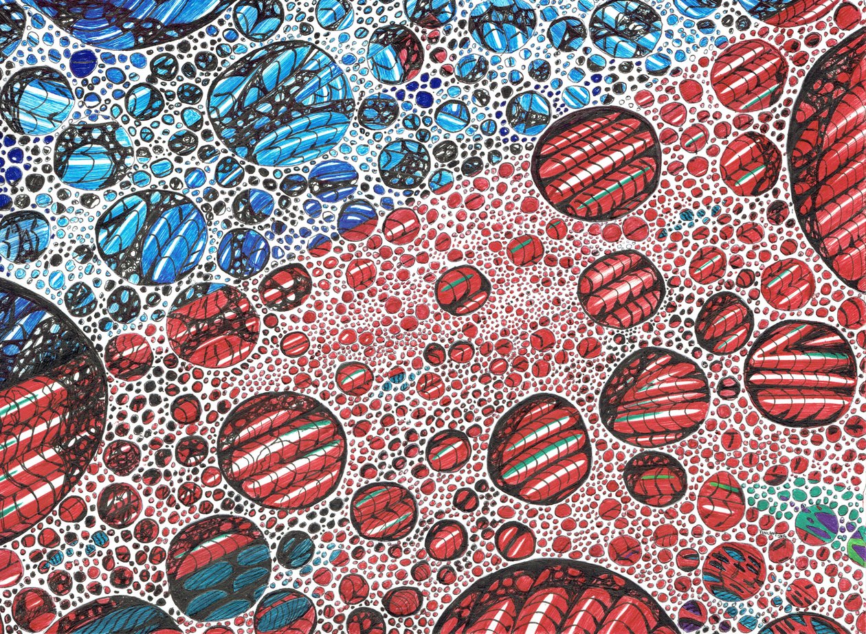 Casidlofaliton, 2016, (Kağıt üzerine mürekkep) by Vincent Alexander Booth