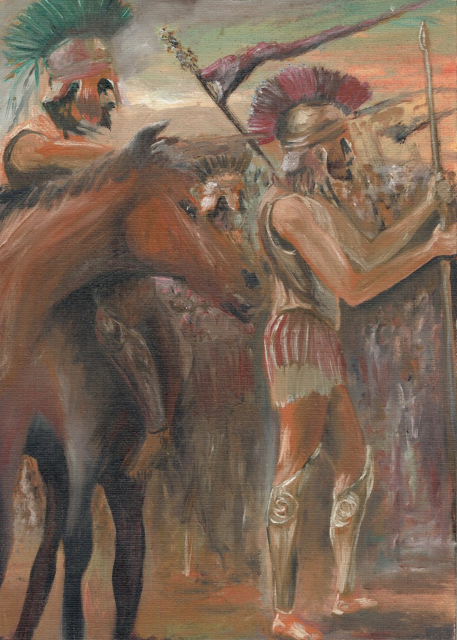 Çatışma, 1984, (tuval üzerine akrilik) by Vincent Alexander Booth