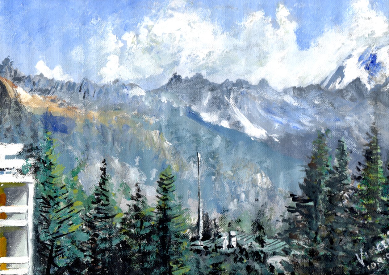Crans manzarası, 2011 by Vincent Alexander Booth