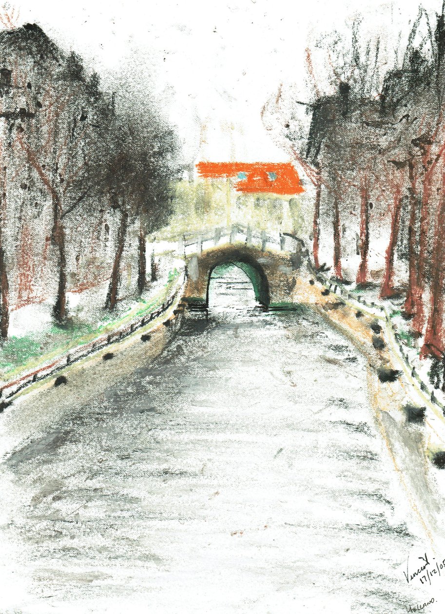 Hollanda, kanal manzarası, 2005 by Vincent Alexander Booth