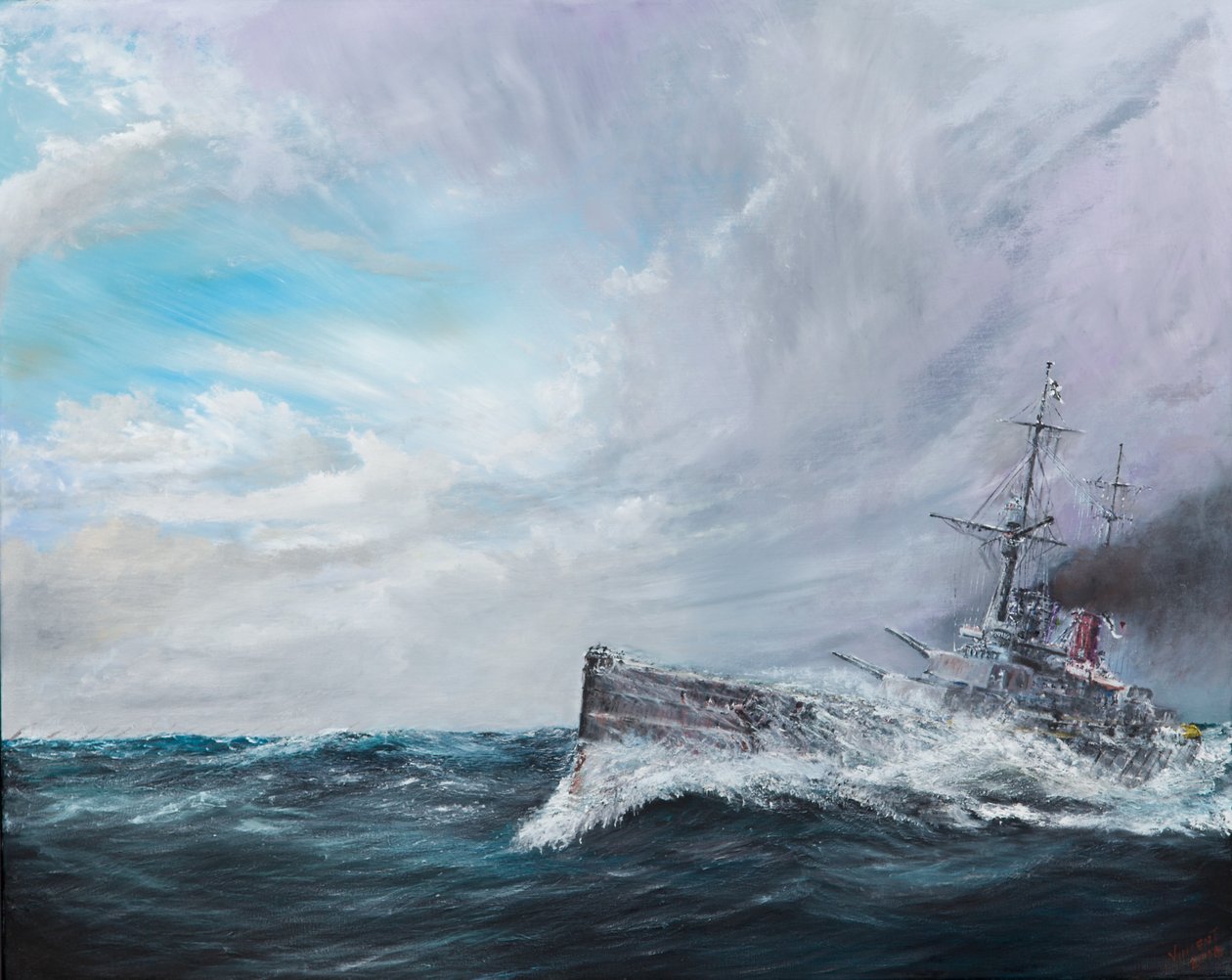 Demir Köpekler Kardeş - SMS Lutzow 1916, 2016, by Vincent Alexander Booth
