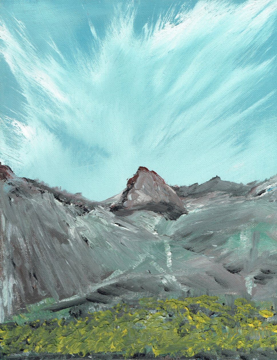 Lakeland Hills, 2010, (tuval üzerine akrilik) by Vincent Alexander Booth