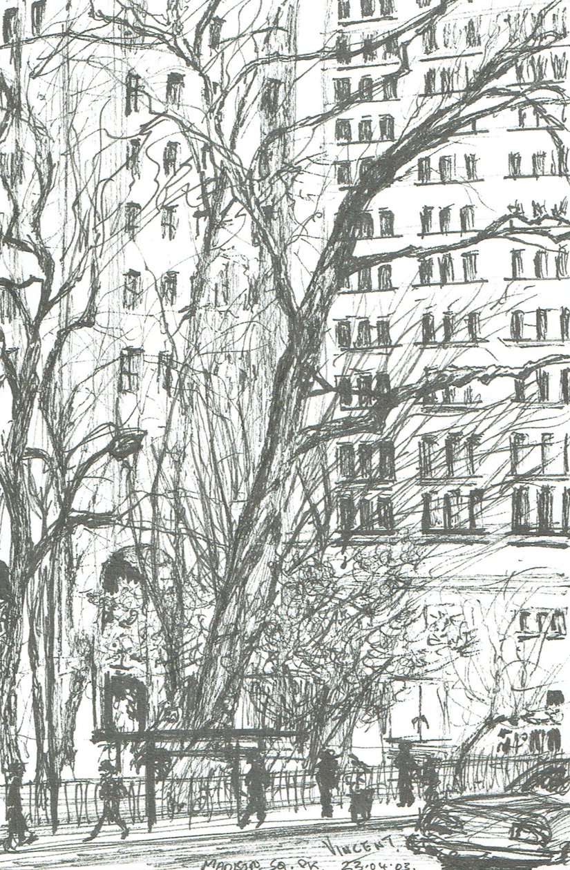 Madison Square parkı New York, 2003 by Vincent Alexander Booth