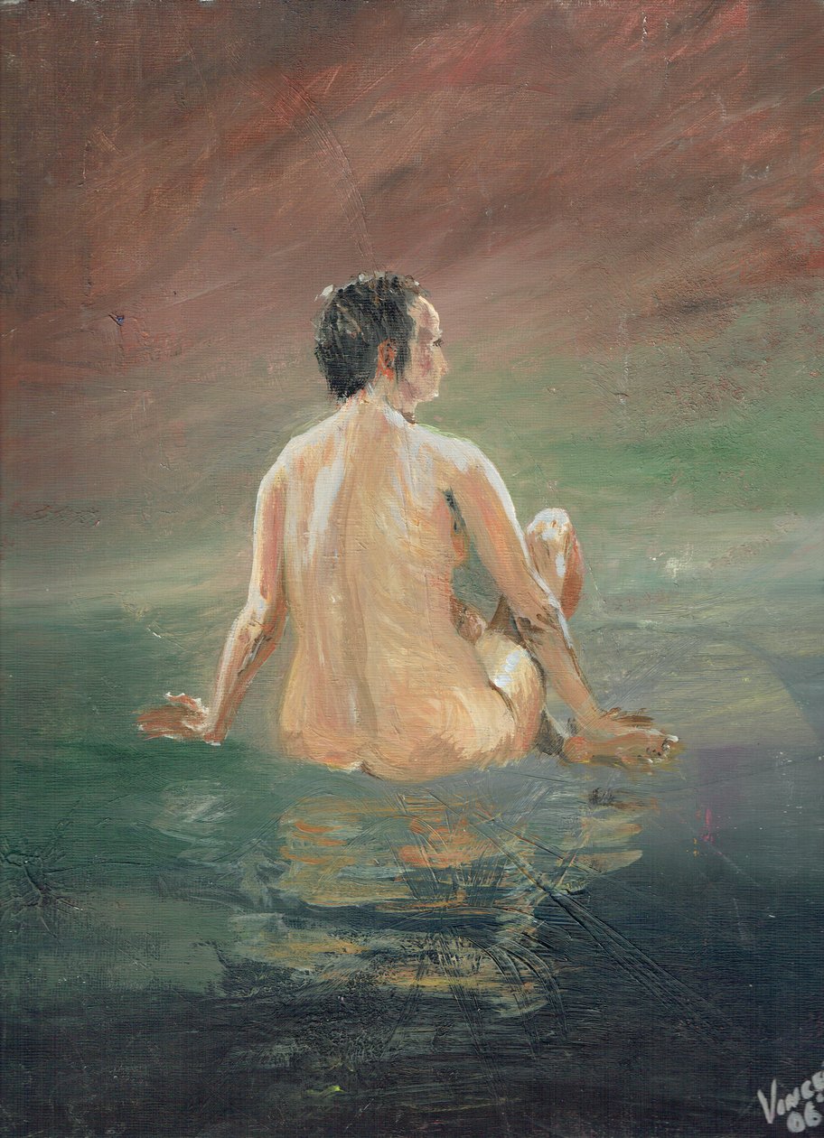 Çıplak, 2006, (tuval üzerine akrilik) by Vincent Alexander Booth