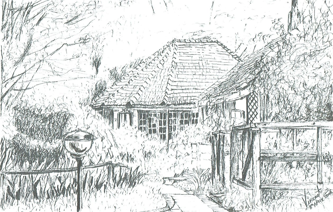 Oteldeki odalar, Naivasha Gölü, 2006 by Vincent Alexander Booth