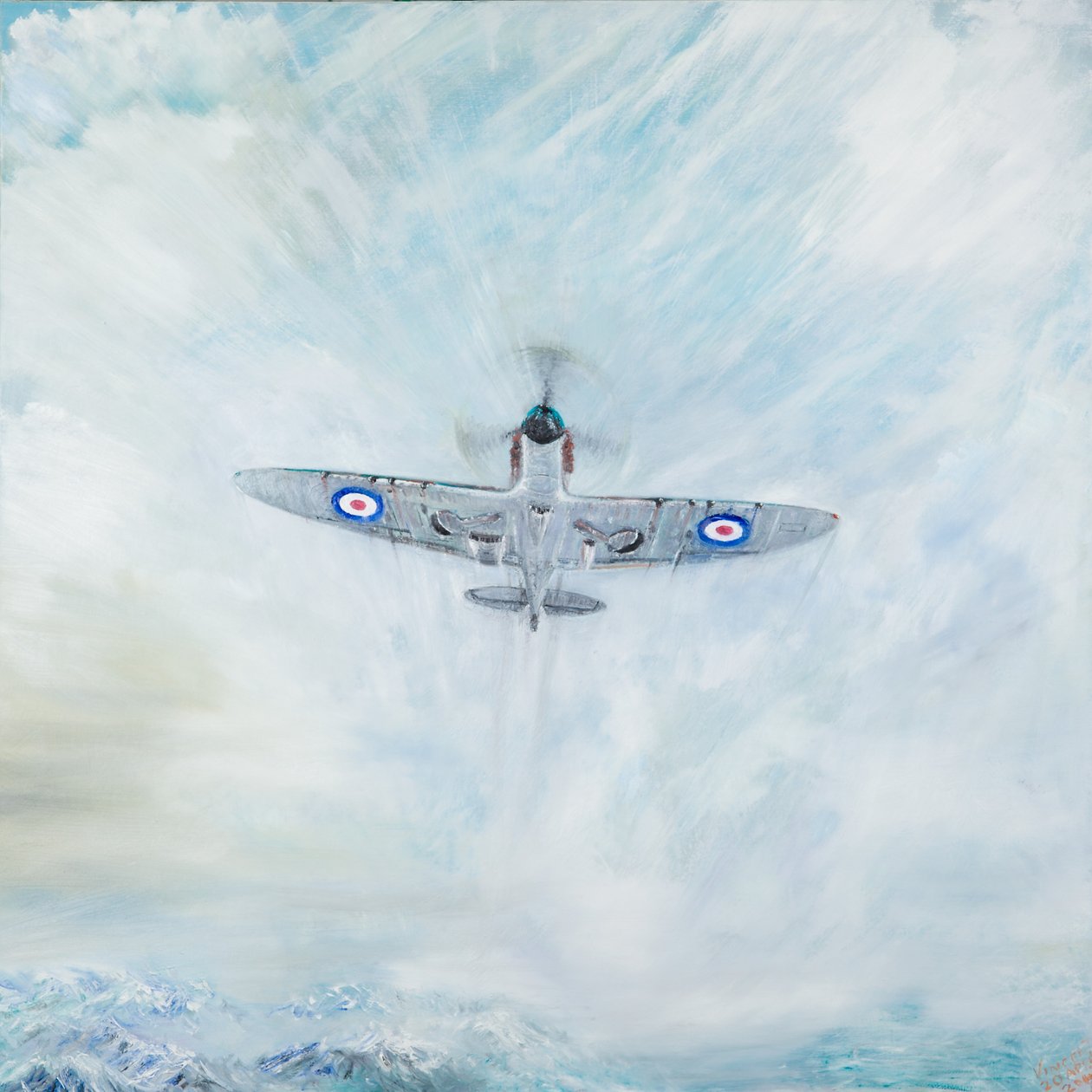 Spitfire Maça Ası, 2016, by Vincent Alexander Booth