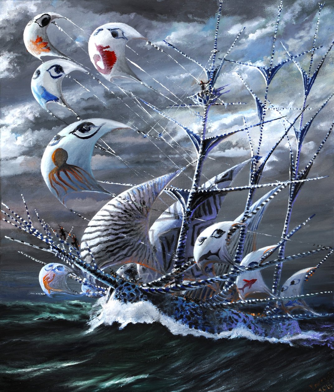 Fırtına Yaratıcıları Bohai Denizi, 2019 by Vincent Alexander Booth