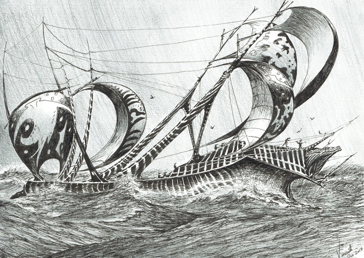 Fırtına yaratıcıları Tiren Denizi, 2018 by Vincent Alexander Booth