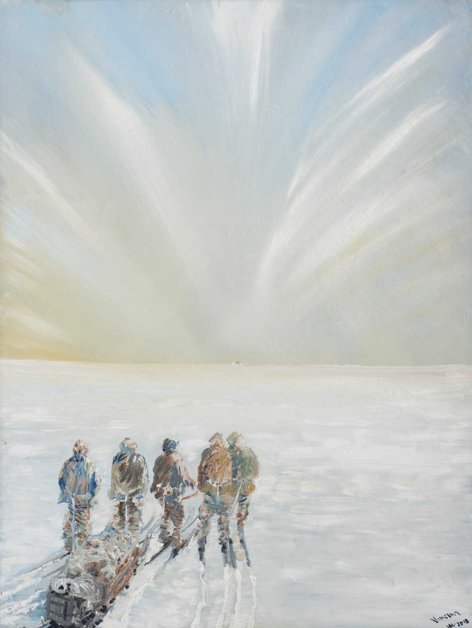 Kara Benek 16 Ocak 1912, 2012, (Tuval Üzerine Yağlıboya) by Vincent Alexander Booth