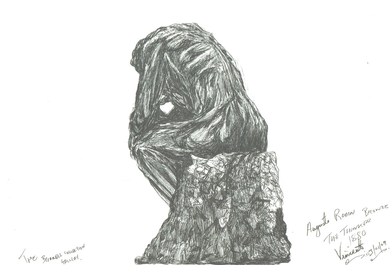 Düşünür, Burrell Vakfı, 2007 by Vincent Alexander Booth
