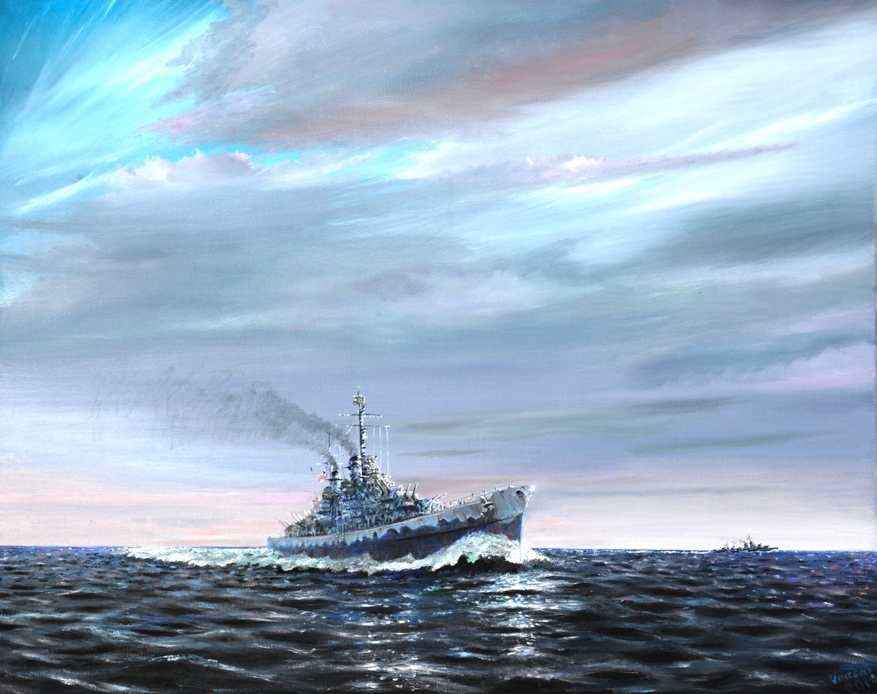 USS Atlanta Devriyeleri CanalGuard 1942, 2019 by Vincent Alexander Booth