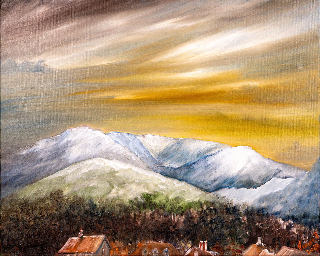 Coniston'un görünümü, 2022 by Vincent Alexander Booth