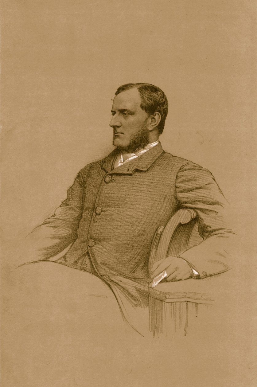 Bay Henry Chaplin. Milletvekili, 1879. by Vincent Brooks Day and Son