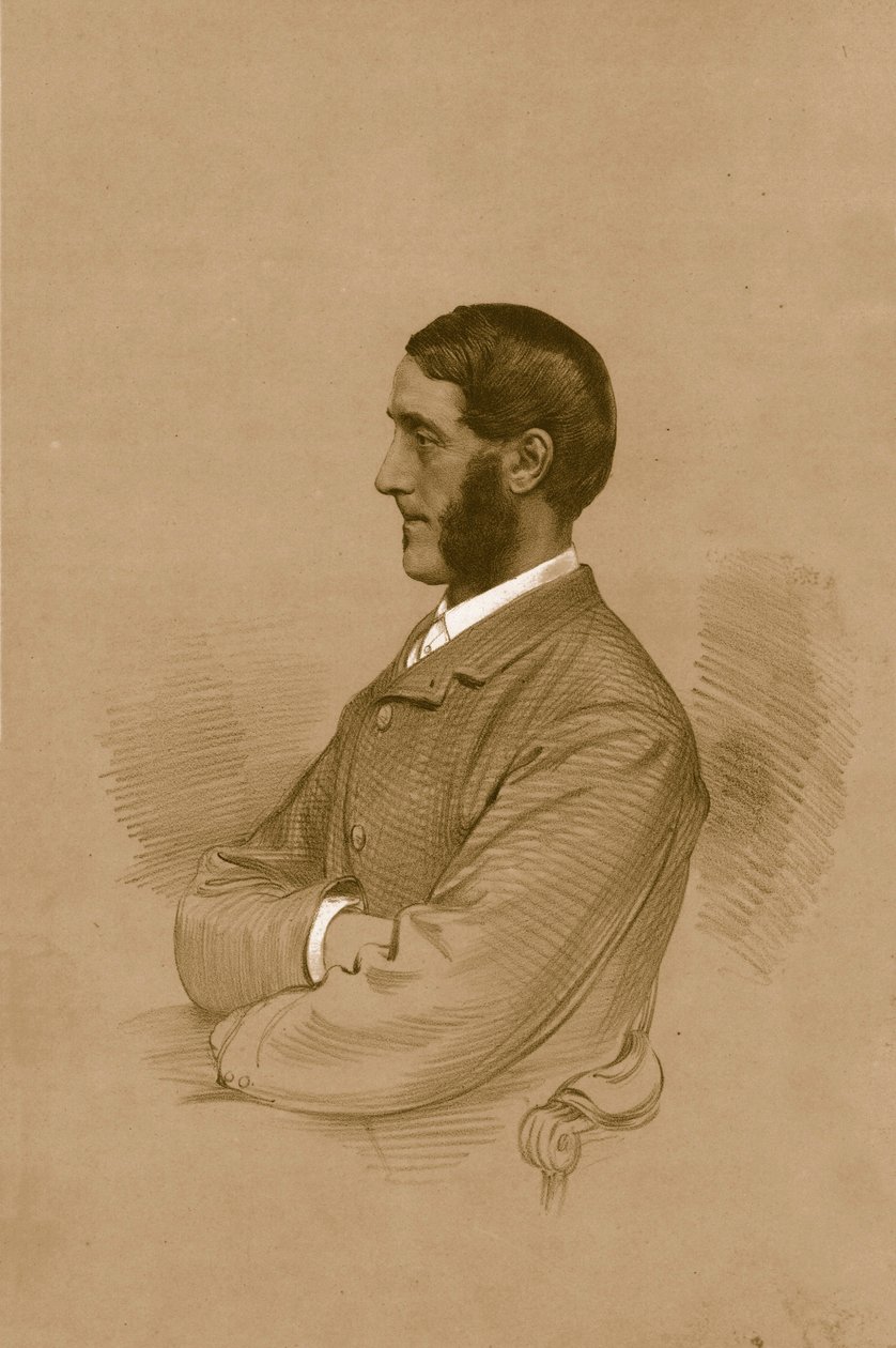Hon. W.H.B.Portman. M.P., 1879. by Vincent Brooks Day and Son
