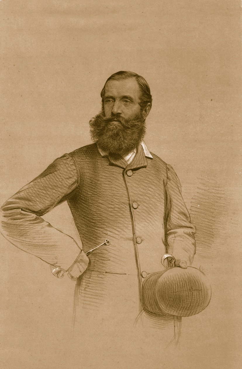 Doğru Hz. John Poyntz Spencer, KG, 1879. by Vincent Brooks Day and Son