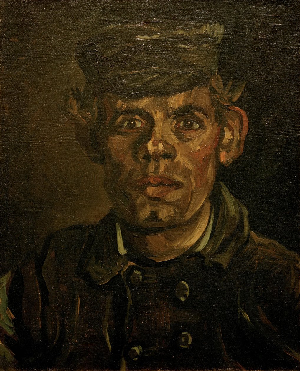 Bir köylünün portresi, 1885. by Vincent van Gogh