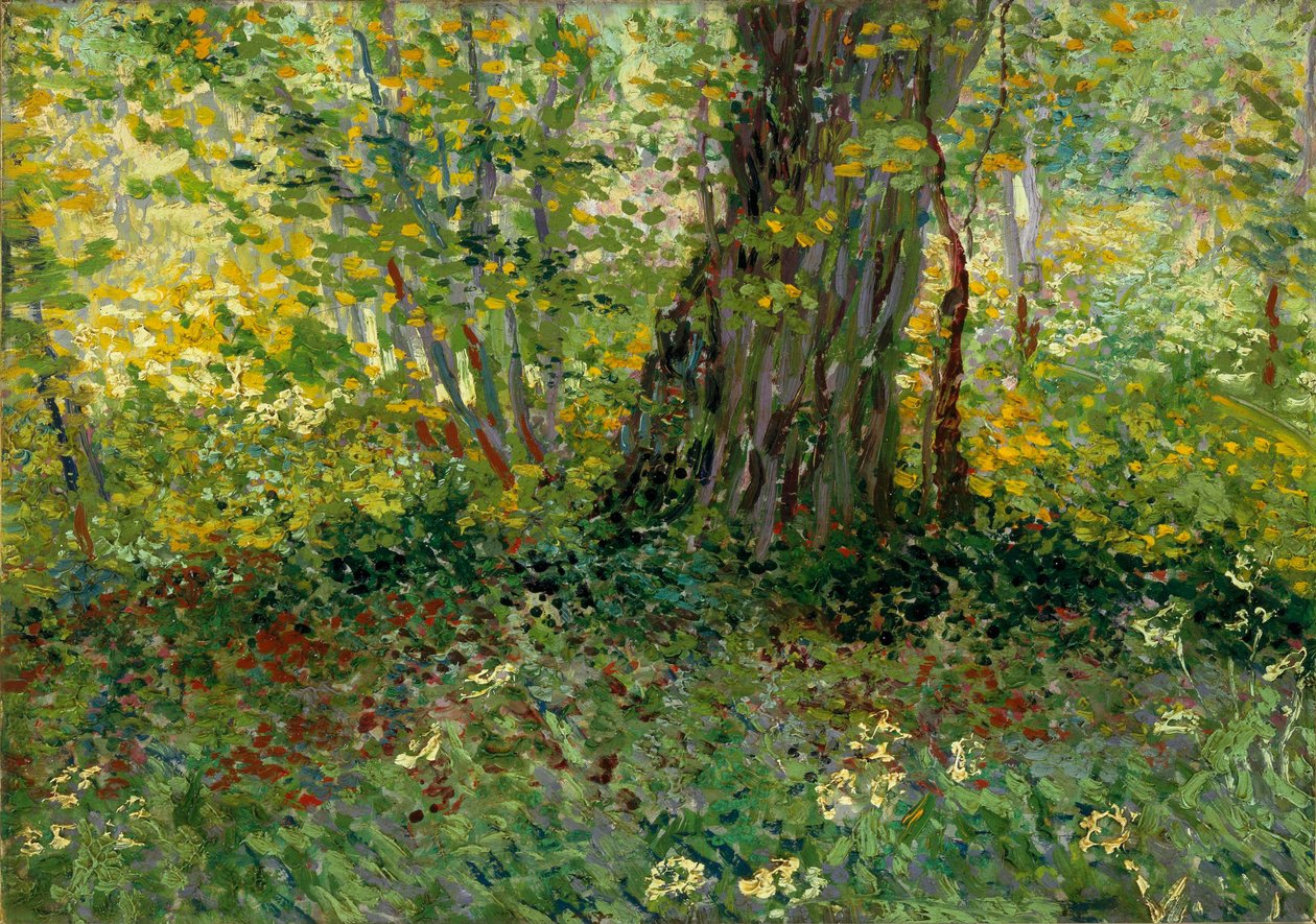 Sous-bois Underwood, 1887. by Vincent van Gogh
