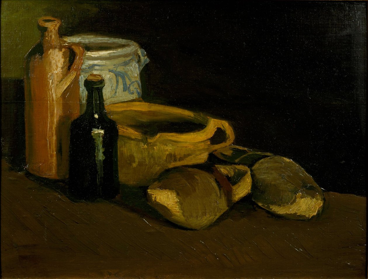 Takunya ve Saksılı Natürmort, 1884. by Vincent van Gogh