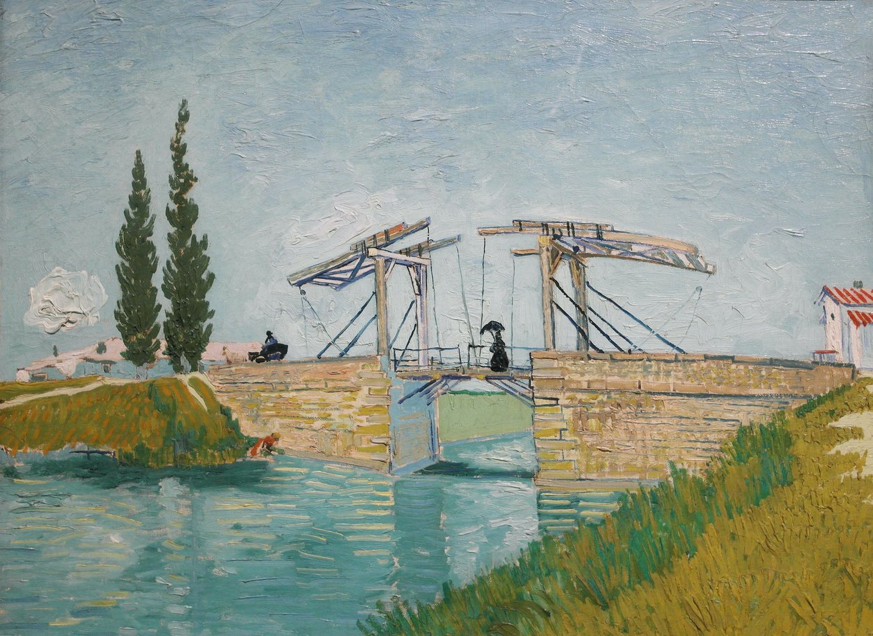 Langlois köprüsü Langlois köprüsü, 1888. by Vincent van Gogh