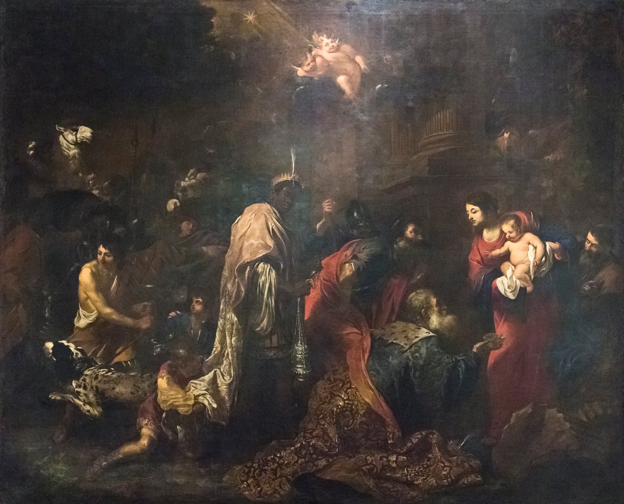 Büyücülerin Hayranlığı (tuval üzerine yağlı boya) by Vincent Malo