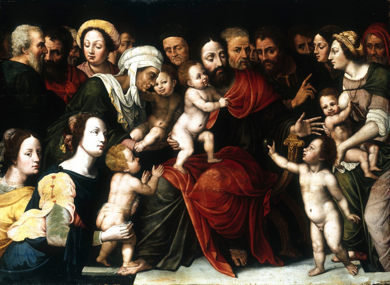 Küçük Çocuklu İsa, c1559-1589 by Vincent Sellaer
