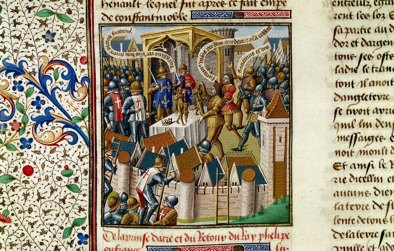 Akka'nın Ele Geçirilmesi, c1191, 15. yüzyıl by Vincent of Beauvais
