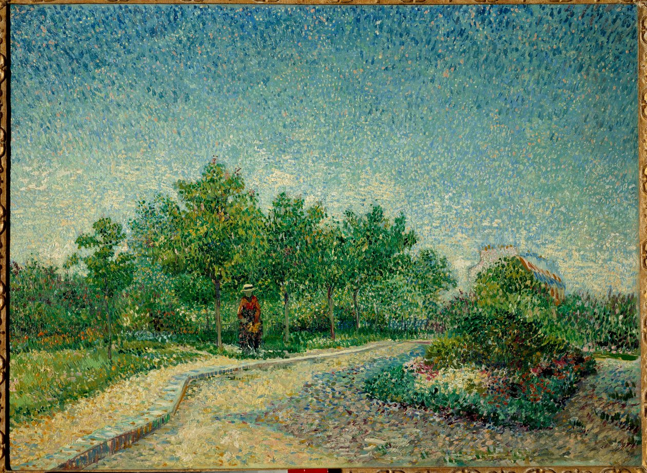Asnieres'teki Parc Voyer d'Argenson'un bir köşesi by Vincent van Gogh