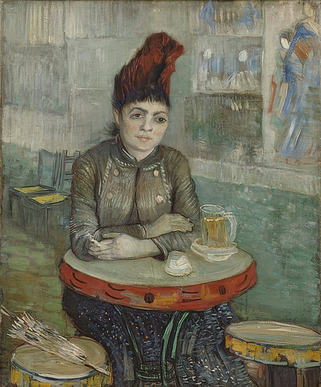 Agostina Segatori im Café Le Tambourin. 1887 by Vincent van Gogh