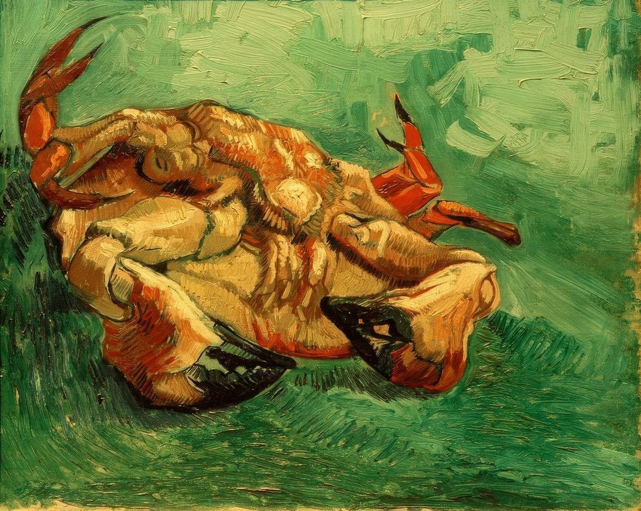 Sırt üstü yatan kanser by Vincent van Gogh
