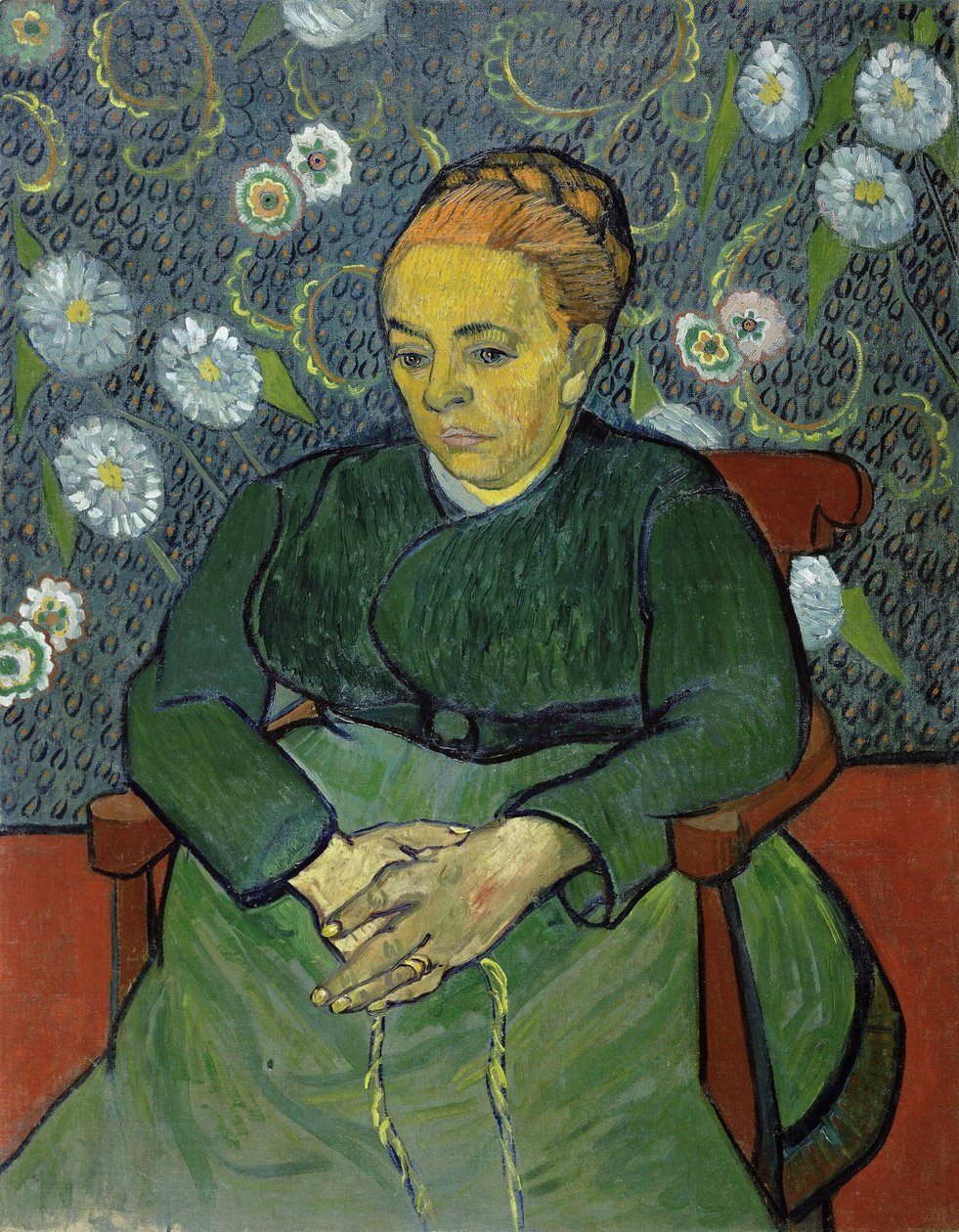 Augustine Roulin (Beşik Sallamak) by Vincent van Gogh