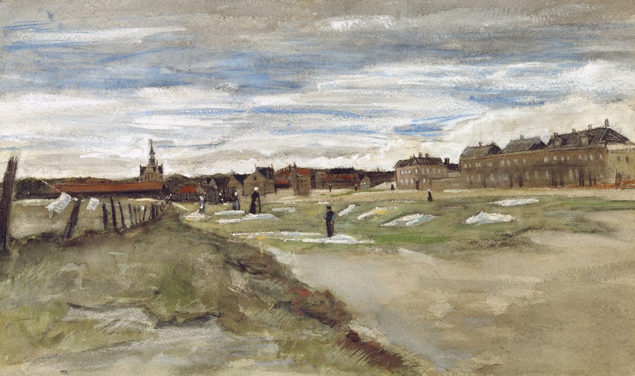Scheveningen'de ağartma by Vincent van Gogh