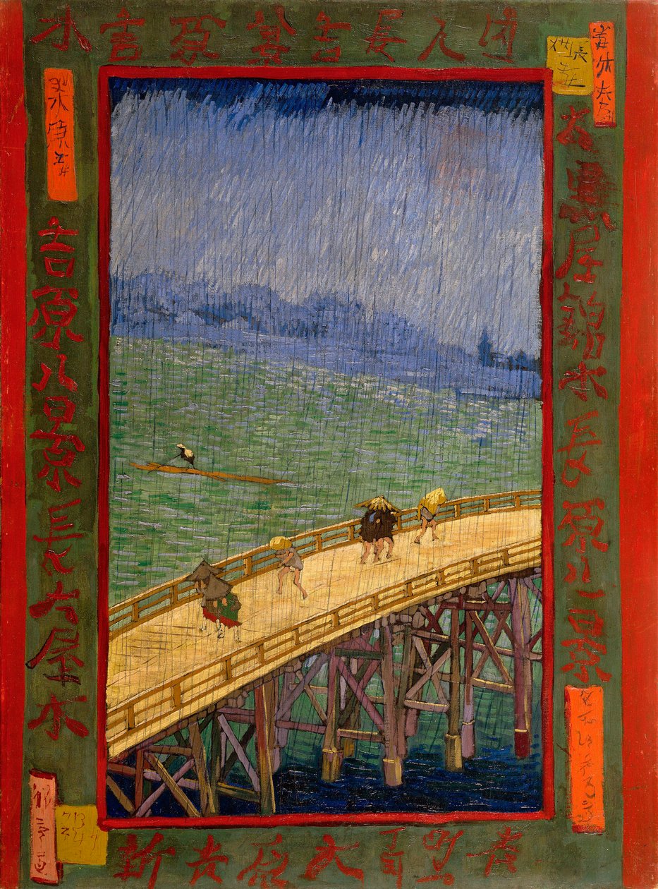 Yağmurda Köprü by Vincent van Gogh