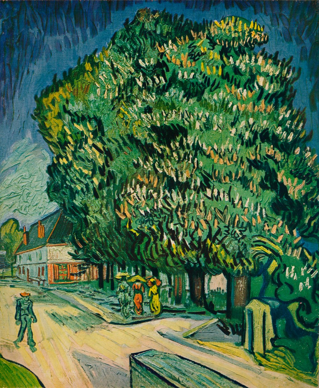 Çiçek Açan Kestane Ağaçları, 1890 by Vincent van Gogh