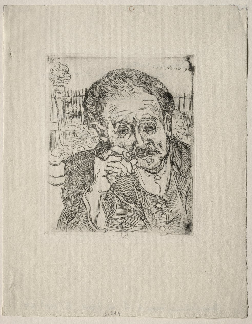 Doktor Gachet, 1890. by Vincent van Gogh