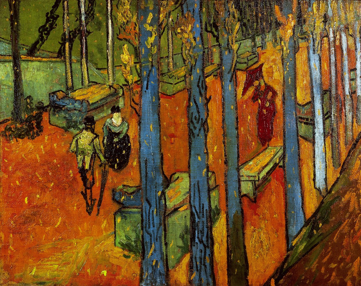 Düşen yapraklar (Les Alyscamps) by Vincent van Gogh