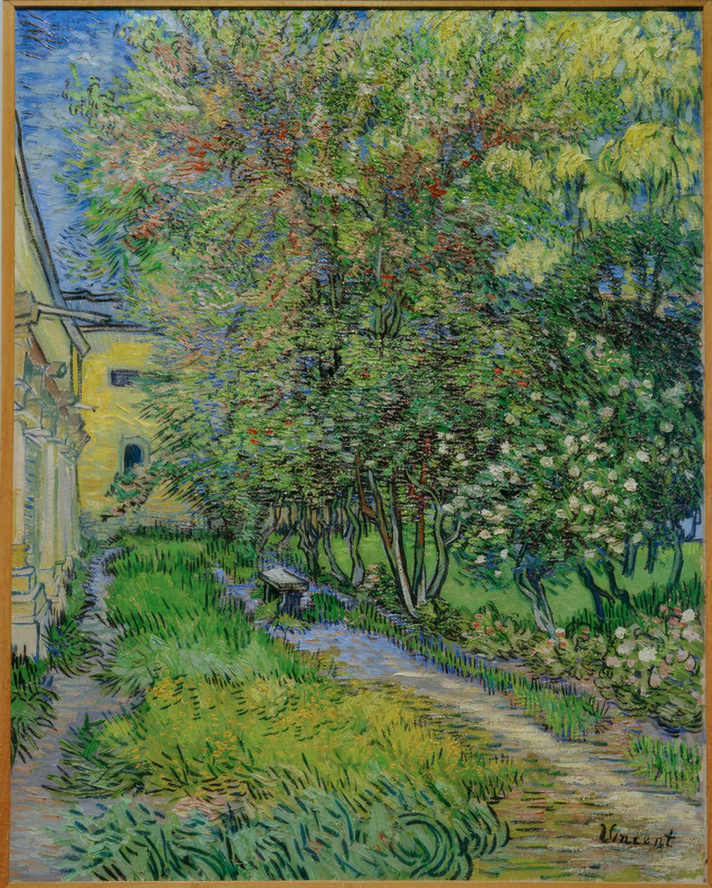 Saint-Paul hastanesinin bahçesi by Vincent van Gogh
