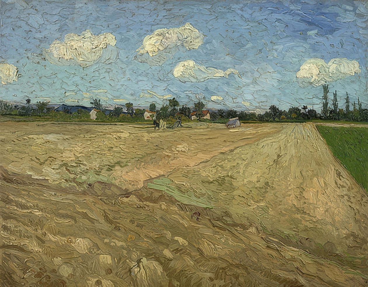 Sürülmüş alan (oluklar). 1888 by Vincent van Gogh