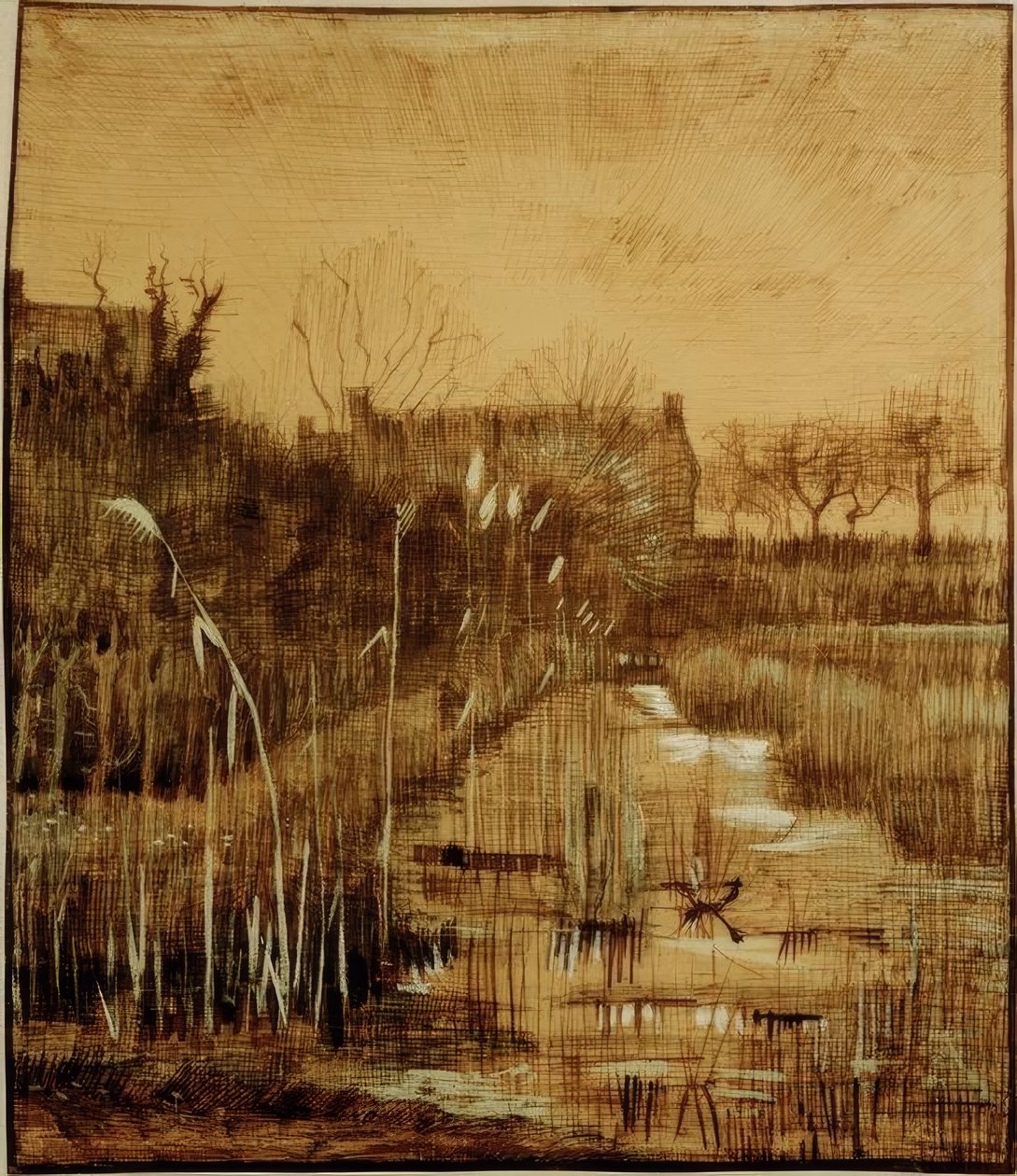Graben by Vincent van Gogh