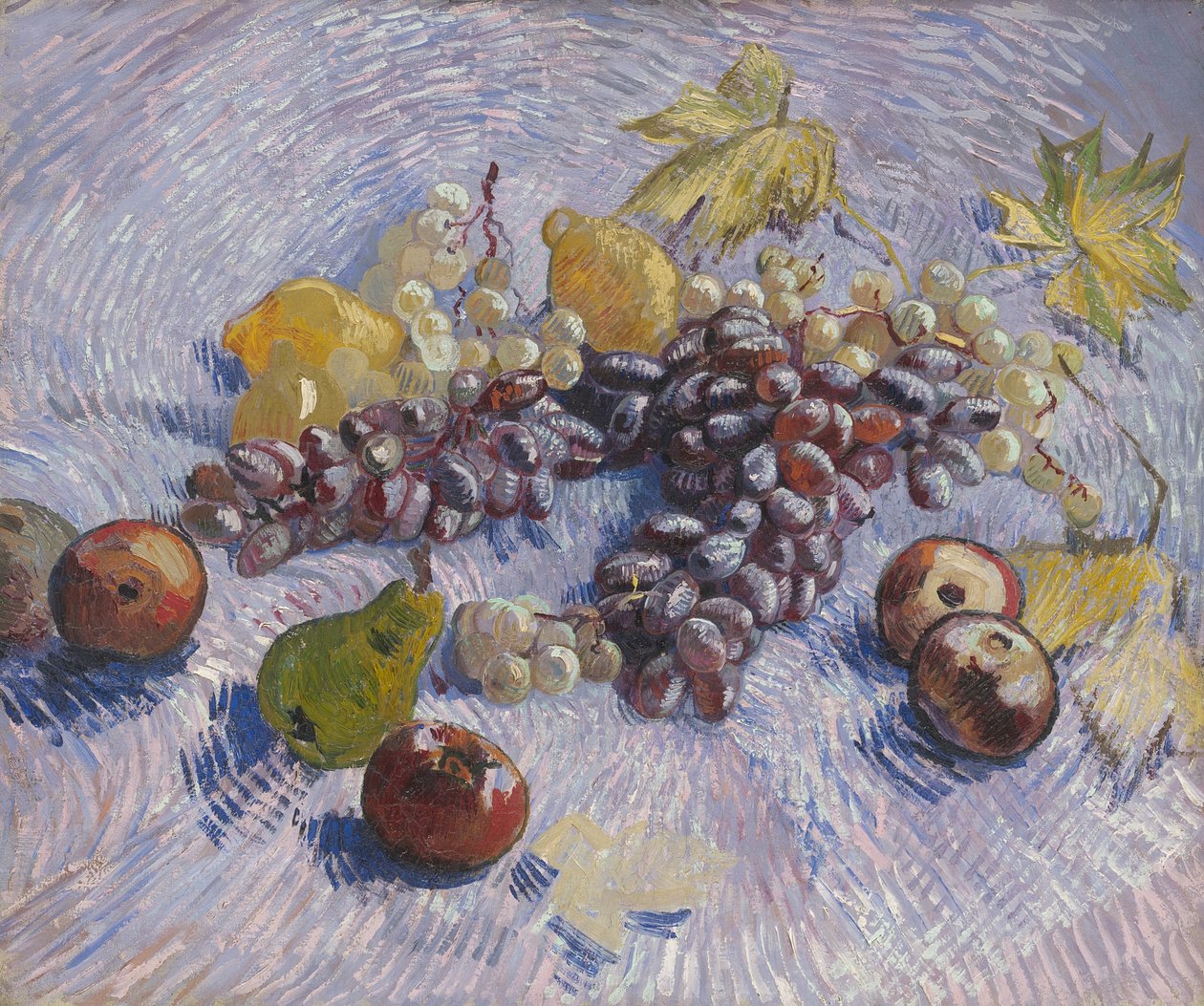 Üzüm, Limon, Armut ve Elma, 1887 by Vincent van Gogh