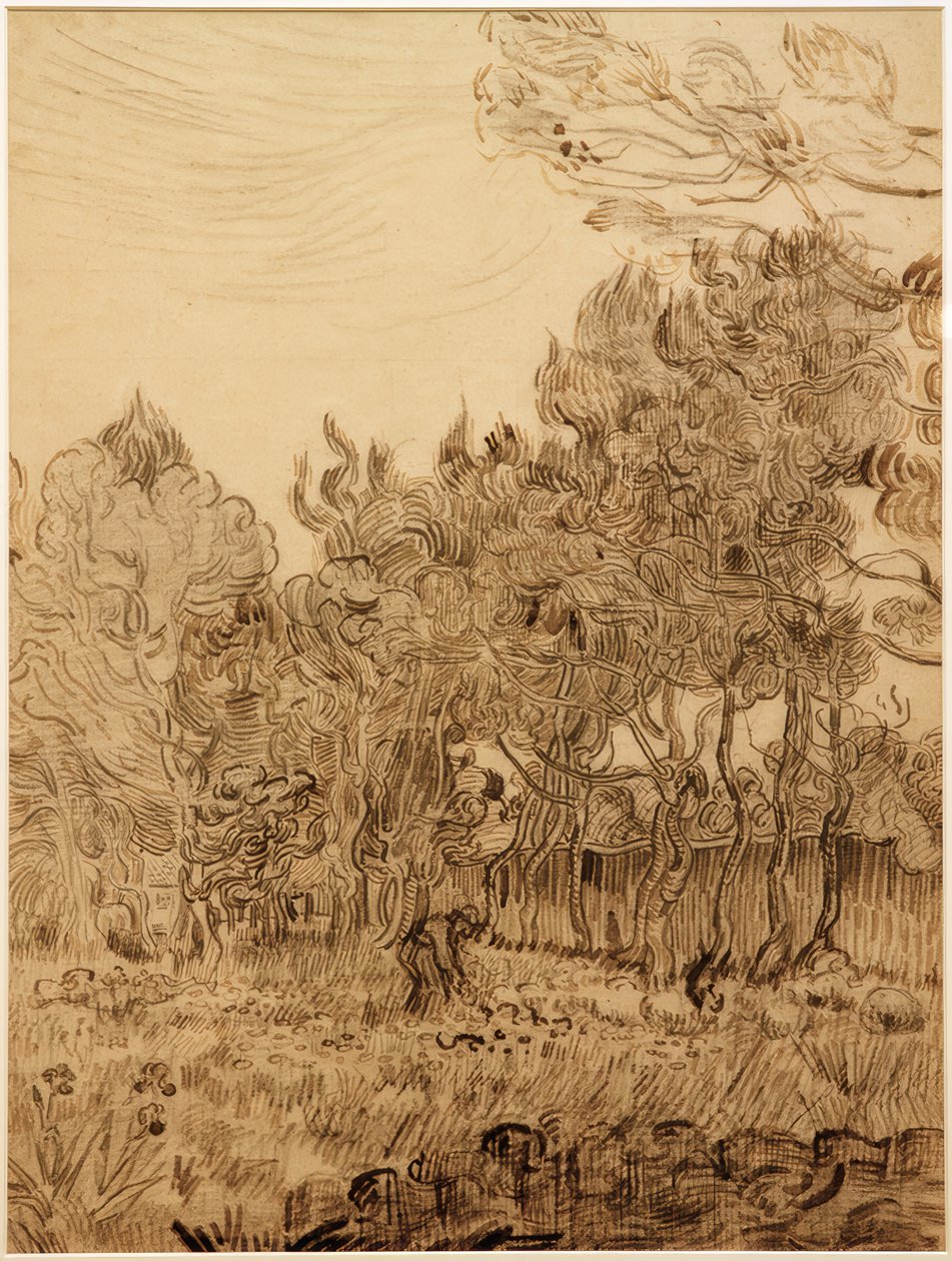 sanatoryum parkında by Vincent van Gogh