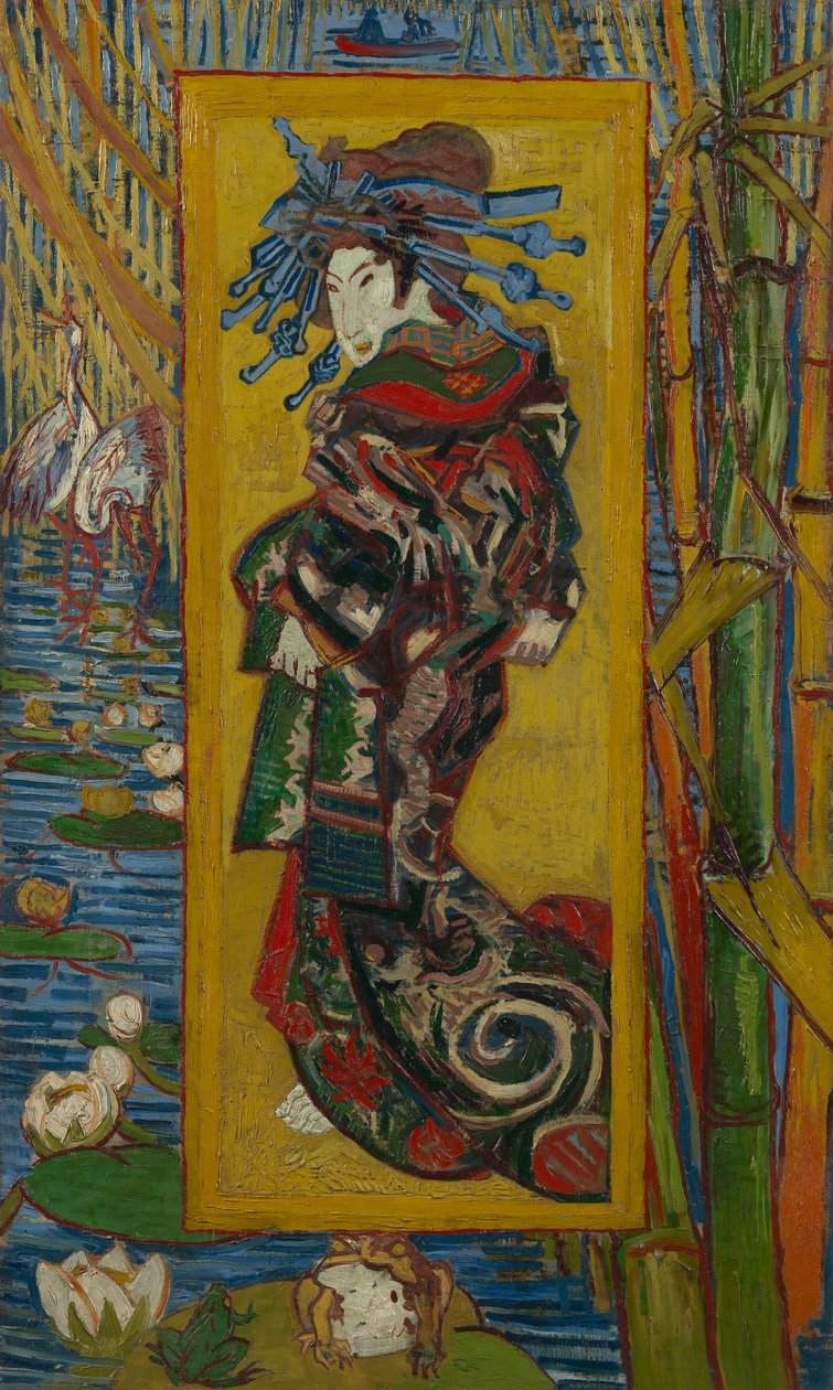 Japonaiserie: Courtesan veya Oiran (Kesai Eisen