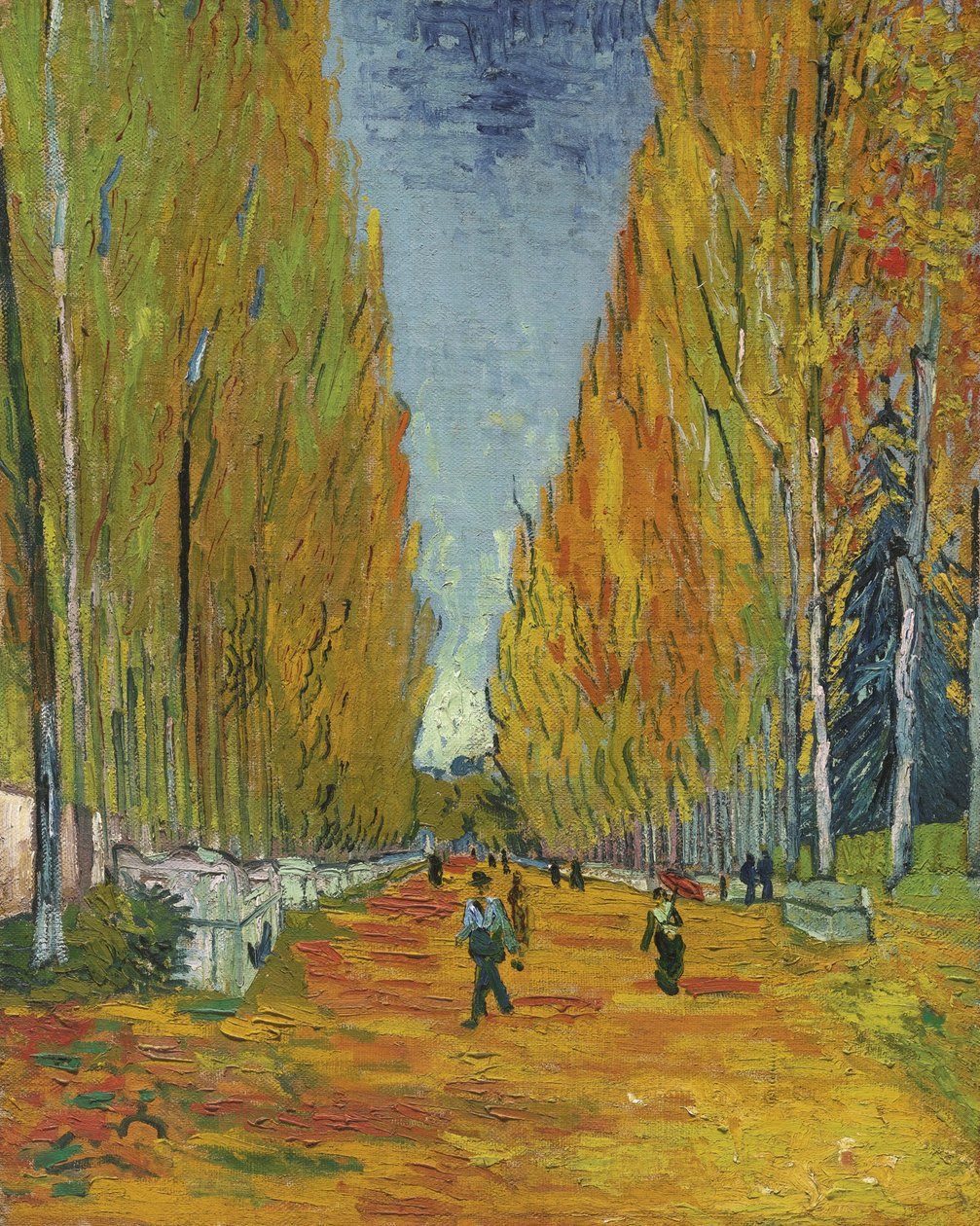 Alyscamps Sokağı, 1888 by Vincent van Gogh