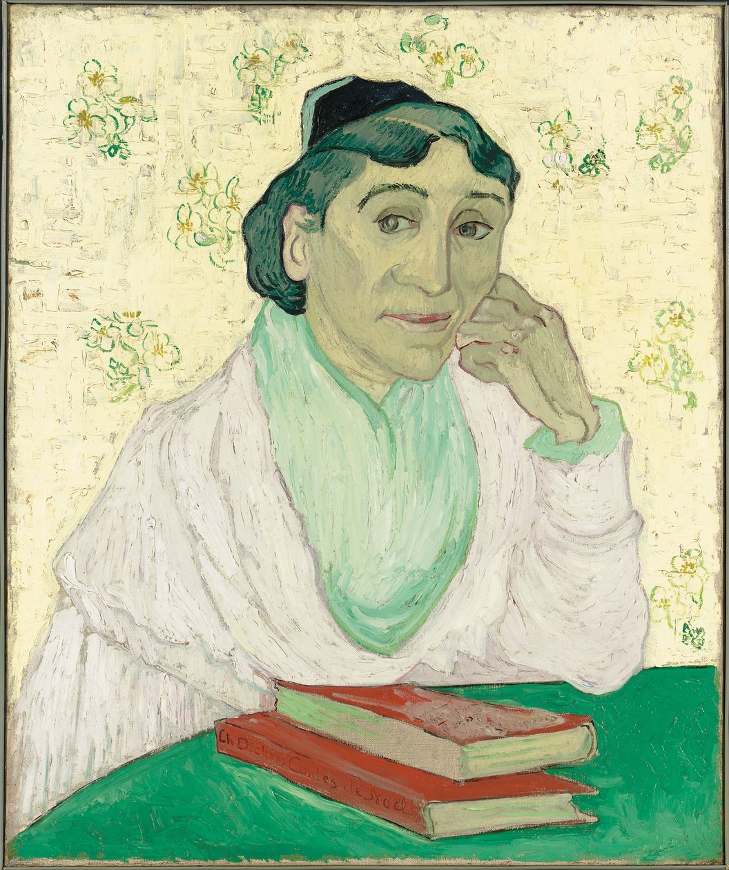 Arlesian, Madam Ginoux, 1890 by Vincent van Gogh