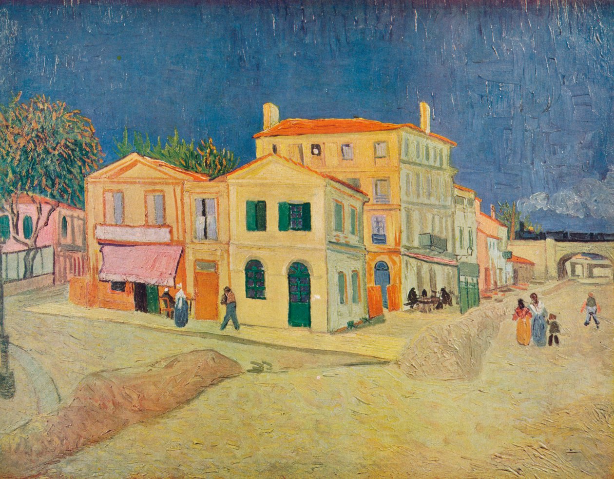 'Vincent'in Arles'daki Evi', 1888 by Vincent van Gogh
